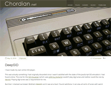 Tablet Screenshot of chordian.net
